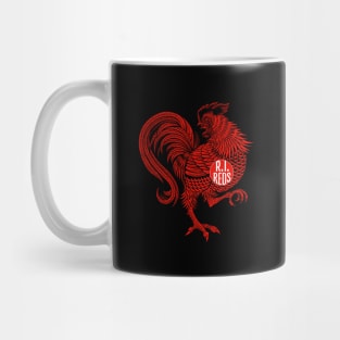 Retro Rhode Island Reds Hockey Mug